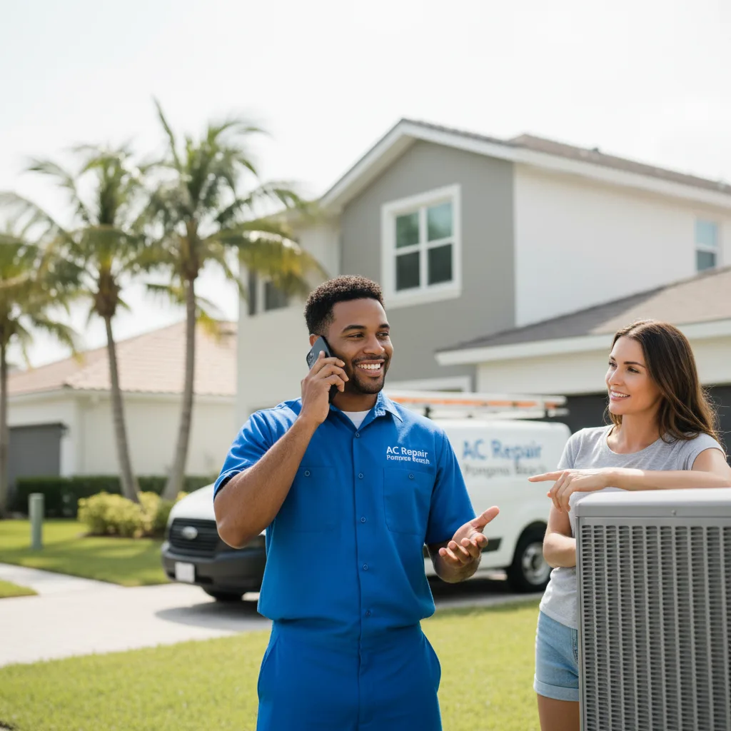 AC Repair Pompano Beach customer support in Mansfield Center